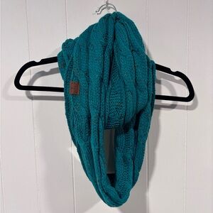 C.C Teal Knit Infinity Scarf